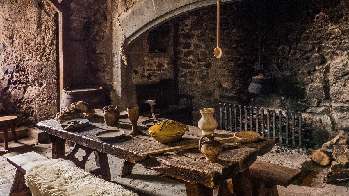 Таверна харчевня средние века кухня